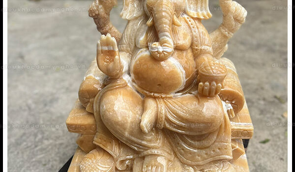 tuong than voi ganesha da vang hoang long