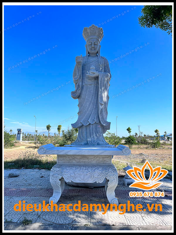 Tượng Phật Địa Tạng Vương Bồ Tát Bằng Đá Cao 4 mét