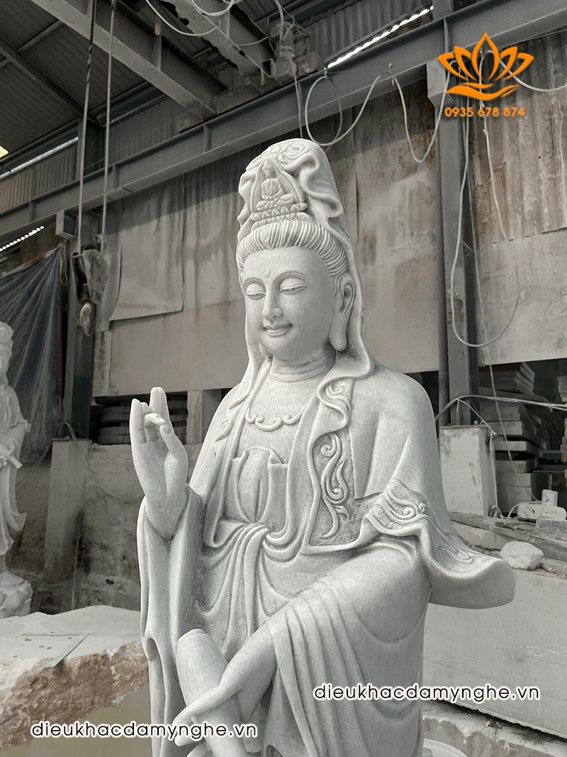 Tượng Phật Bà Quan Âm Bằng Đá Giá Tốt Tận Xưởng