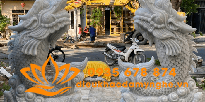 bao gia tuong ca chep hoa rong phong thuy dep nhat da nang