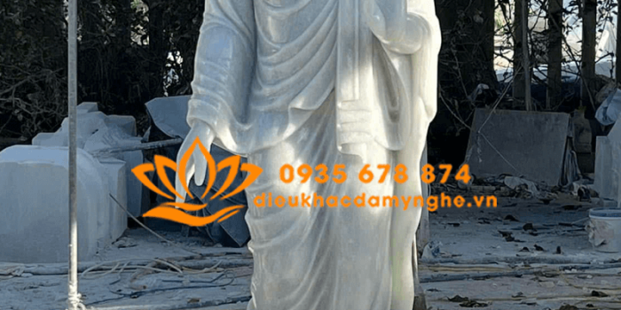 tuong phat bon su thich ca ban phuoc bang da trang da nang