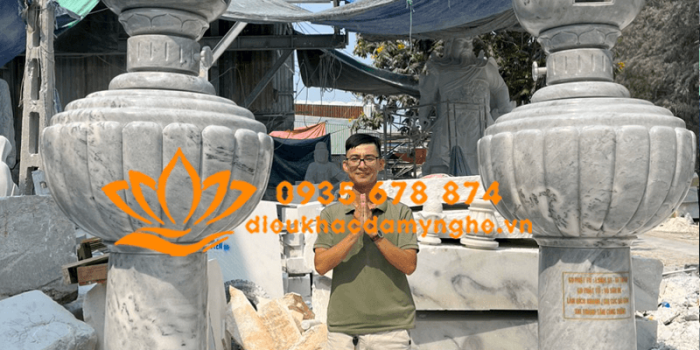 cap den dau bang da xam da nang cung duong