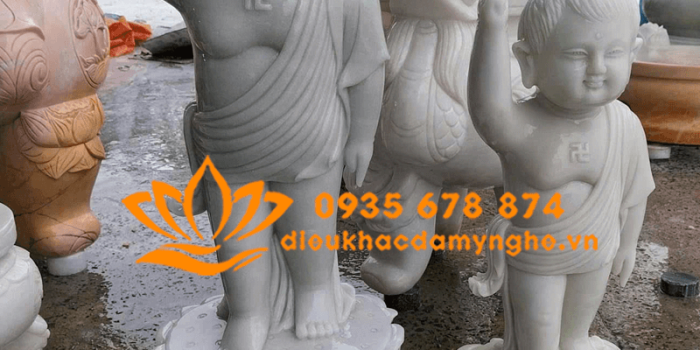tuong phat dan sanh bang da trang dep