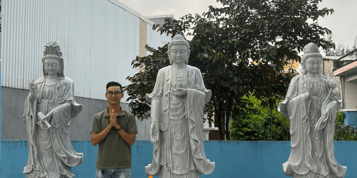 bo tuong tam the phat bang da cam thach nguyen khoi