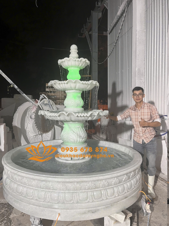 lam dai phun nuoc 3 tang co ho ca bang da