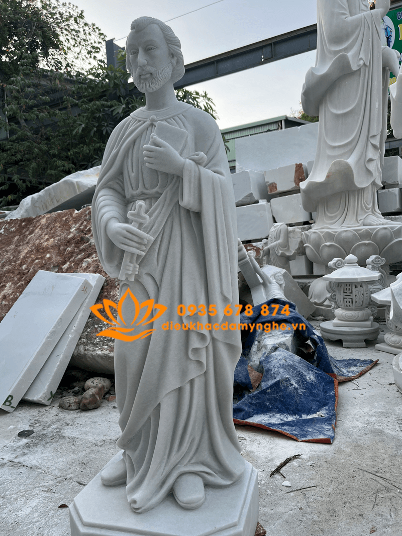 Chuyên Cung Cấp Tượng Thánh Phêrô Bằng Đá Cẩm Thạch