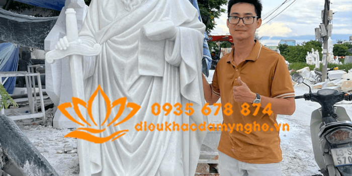 dieu khac tuong thanh phaolo bang da cao 2 met