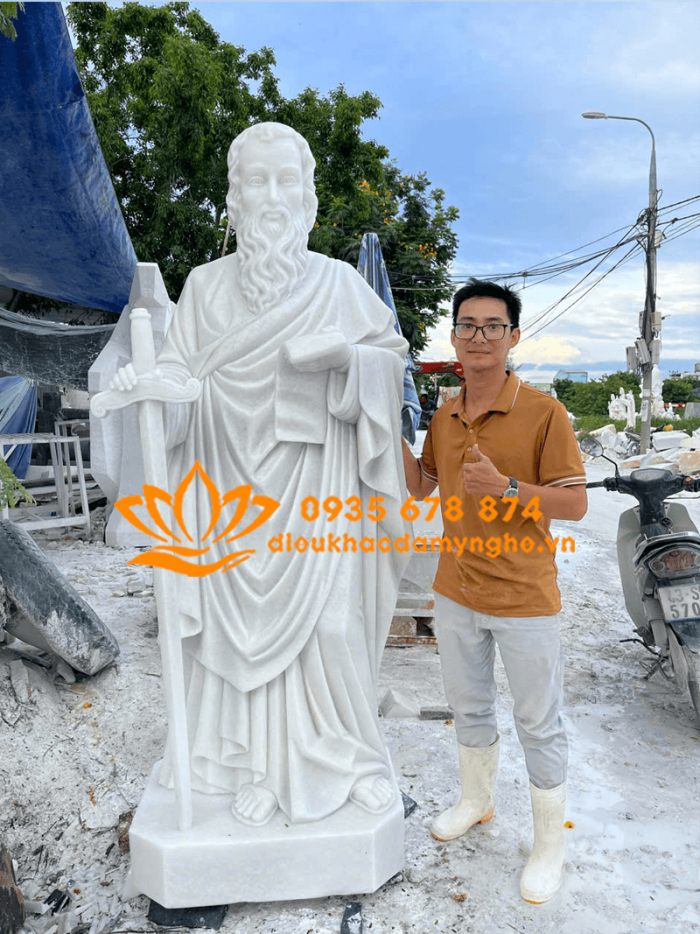 dieu khac tuong thanh phaolo bang da cao 2 met