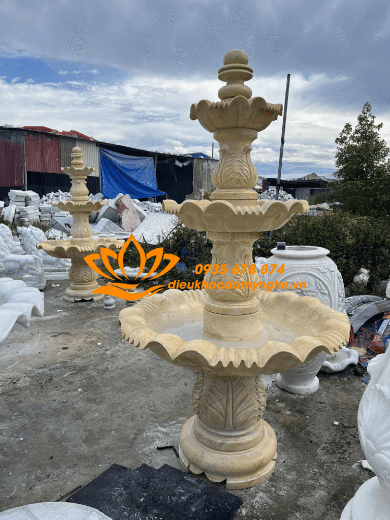 dai phun nuoc bang da dep