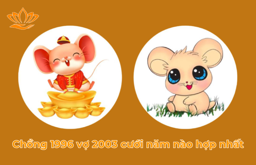 Chồng 1996 vợ 2003 cưới năm nào hợp? Năm nay được không?