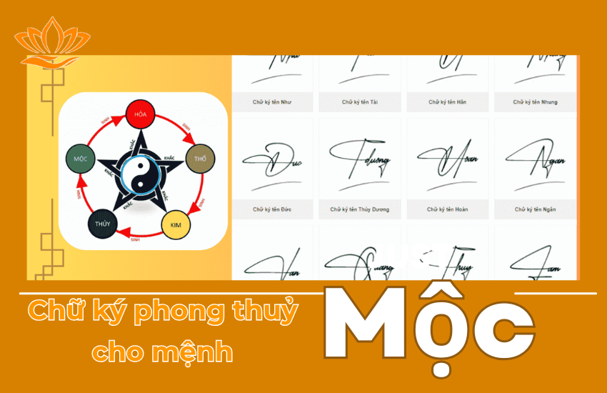 Chu ky cho nguoi menh Moc
