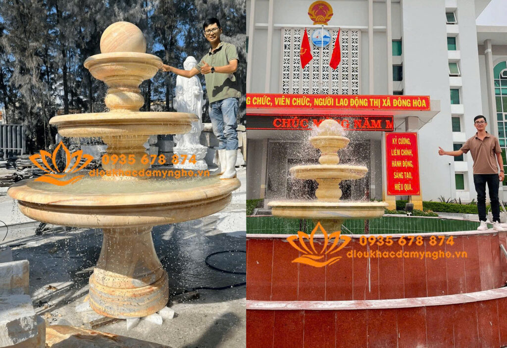 Cơ sở làm Đài Phun Nước Phong Thuỷ Luân Đẹp Giá Tốt Tại Đà Nẵng