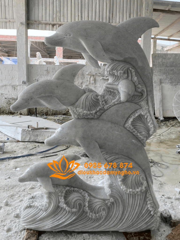 gia tuong ca heo bang da