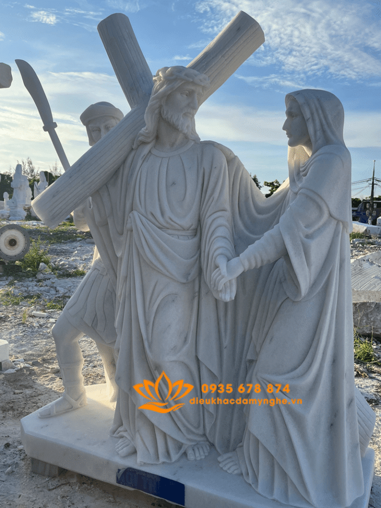 ban tuong 14 chang duong thanh gia cua chua giesu bang da tu nhien nguyen khoi