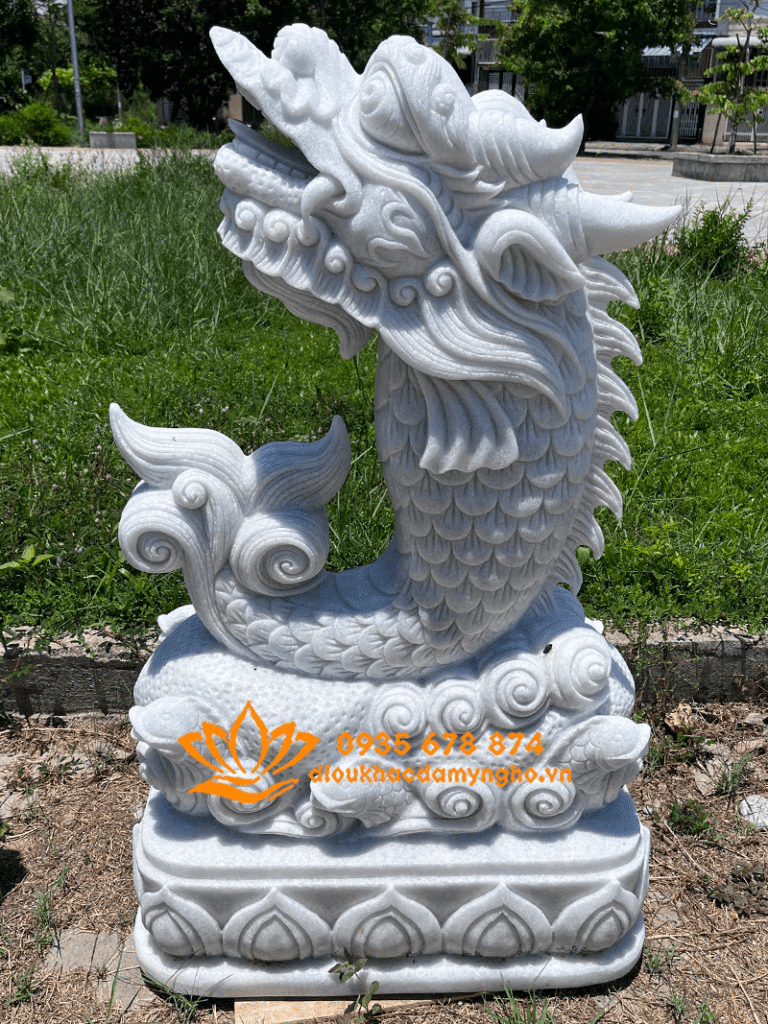 ban tuong ca chep hoa rong bang da trang cao cap tuong ca chep bang da dep