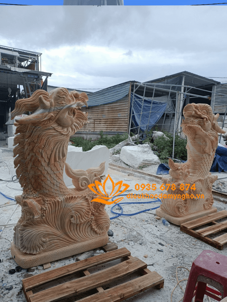 tuong ca chep hoa rong bang da dep nguyen khoi tuong ca chep hoa rong bang da dep