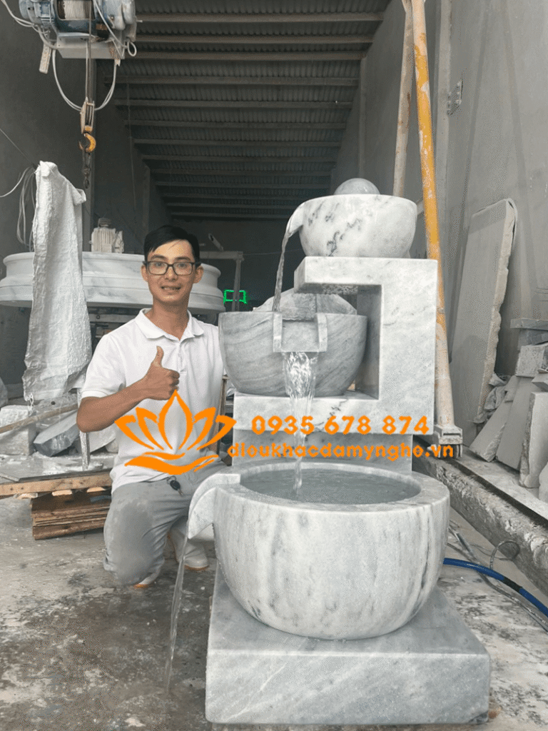 dai phun nuoc coi da bang da cam thach xam dep