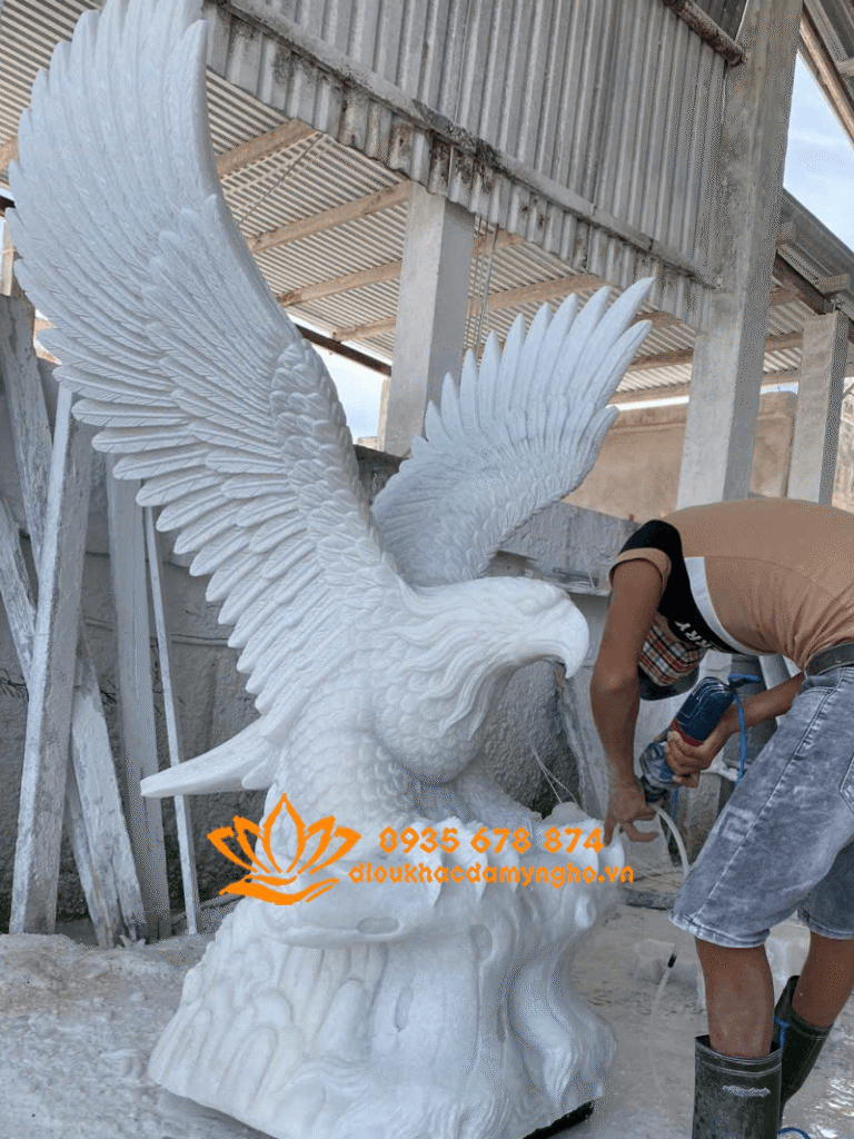 tuong dai bang tung canh dep che tac tuong dai bang tung canh bang da trang nguyen khoi