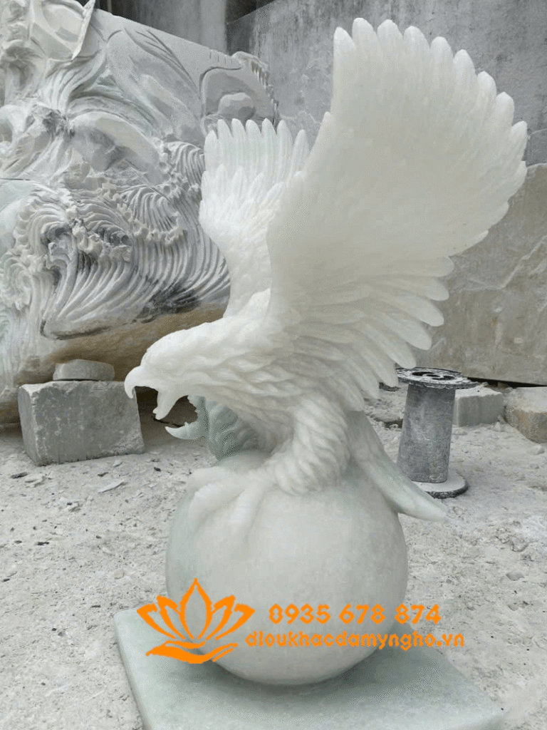 tuong dai bang dep duoc lam tu da nguyen khoi tuong dai bang tung canh bang da dep