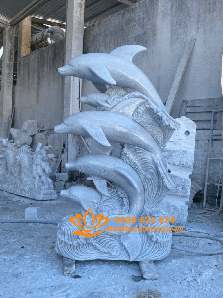 lap dat tuong ca chep vuot song phong thuy