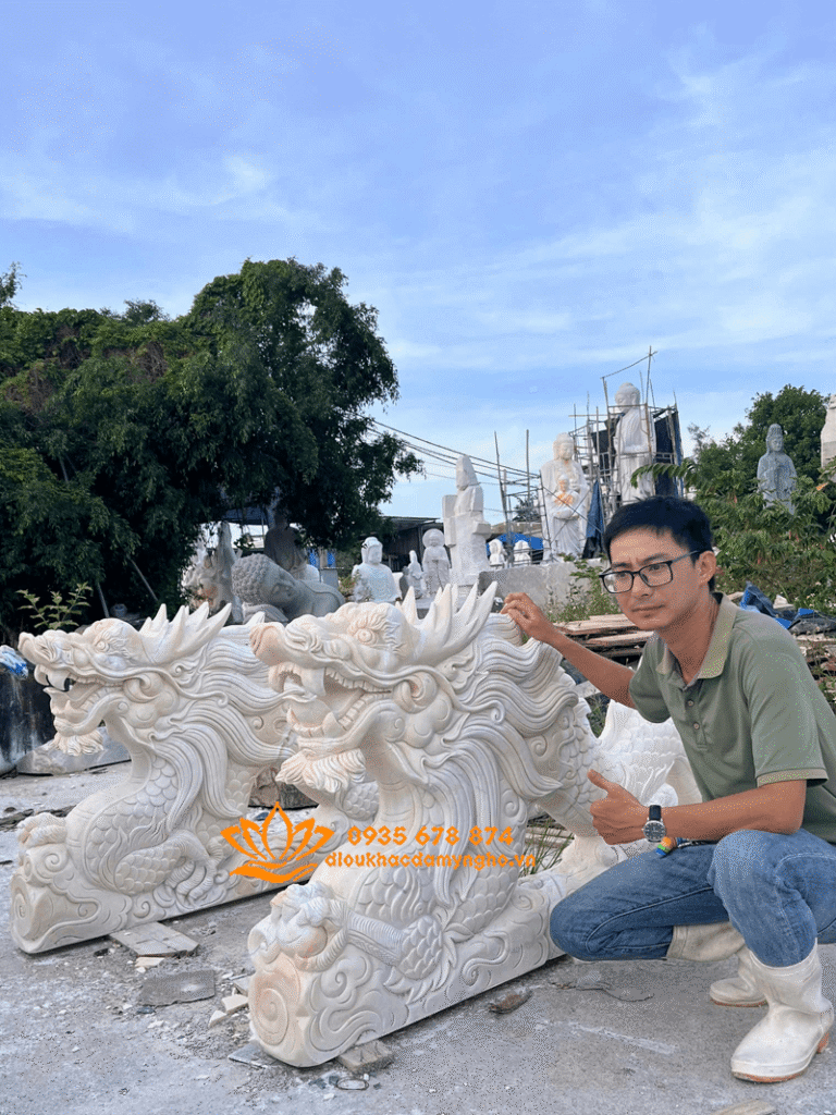 dieu khac tuong rong bang da non nuoc dieu khac tuong rong da dep