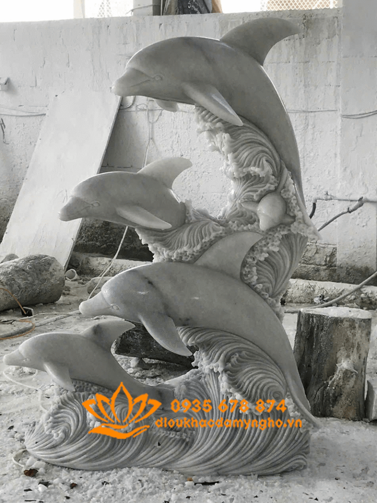 mau tuong ca heo vuot song da xam dep