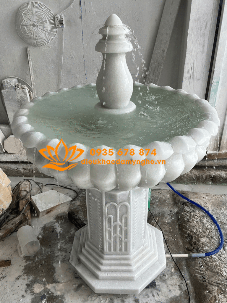 lam dai phun nuoc ho ca size nho trang tri nha o