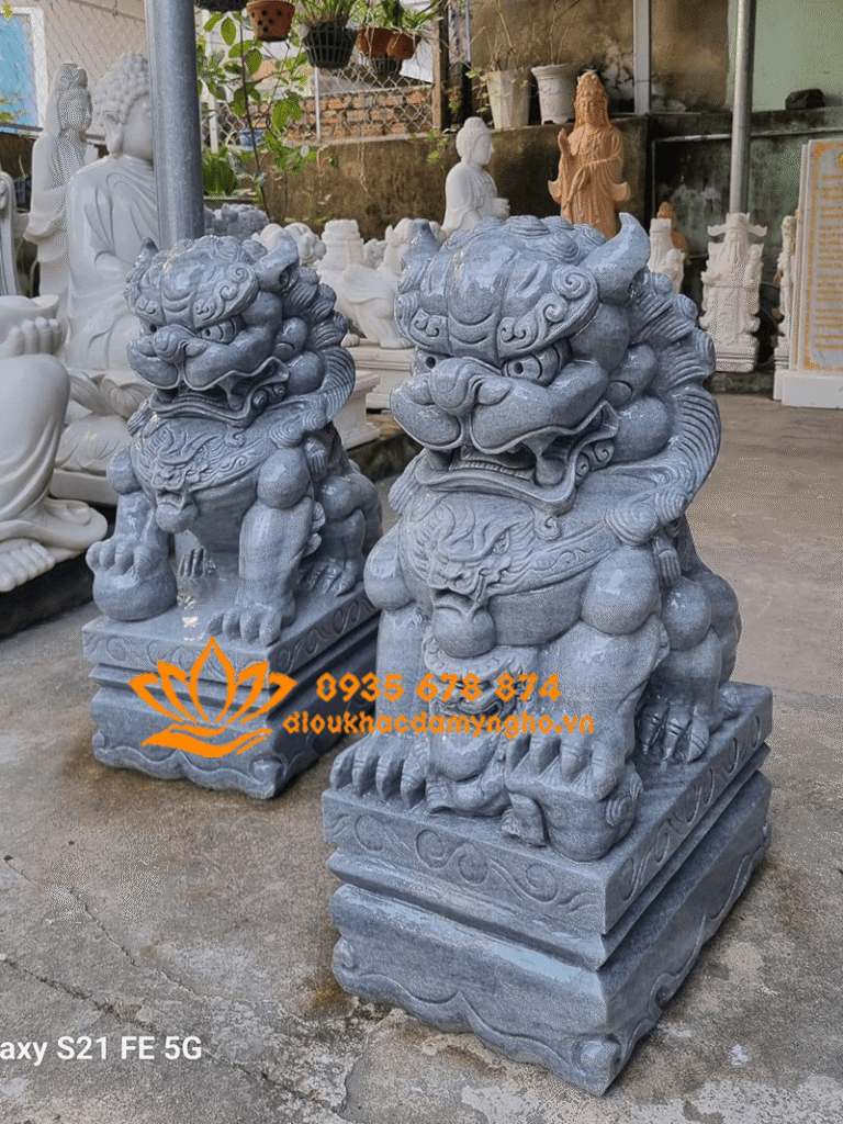 tuong ky lan phong thuy bang da xam min