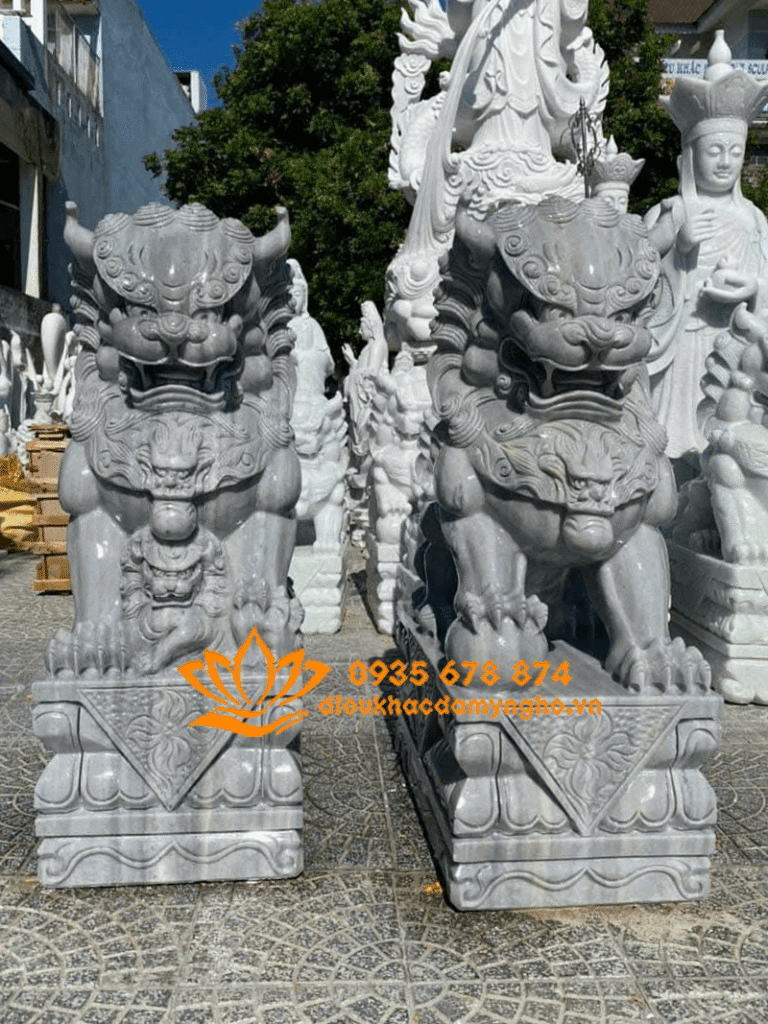 dieu khac tuong ky lan bang da dep nguyen khoi tuong ky lan phong thuy bang da xam min