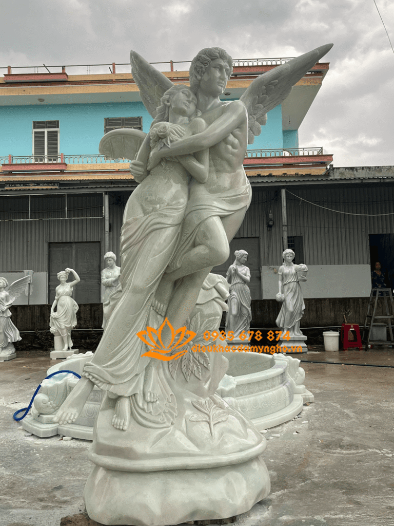 tuong nghe thuat bang da trang cap doi