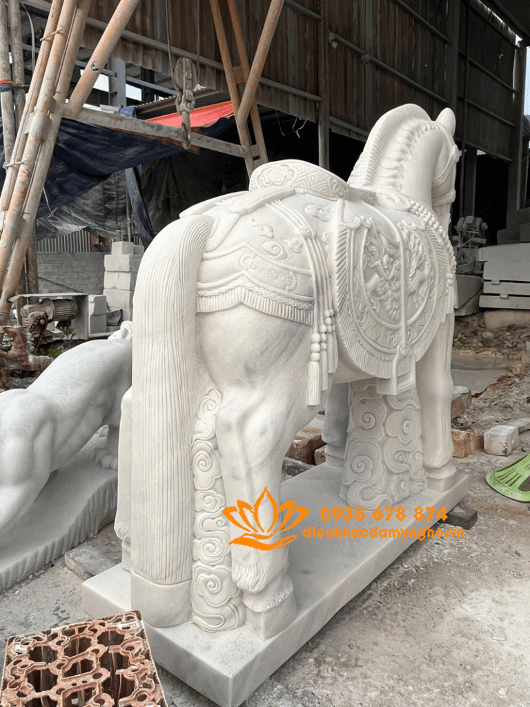 ban tuong ngua bang da trang min che tac tuong ngua da phong thuy