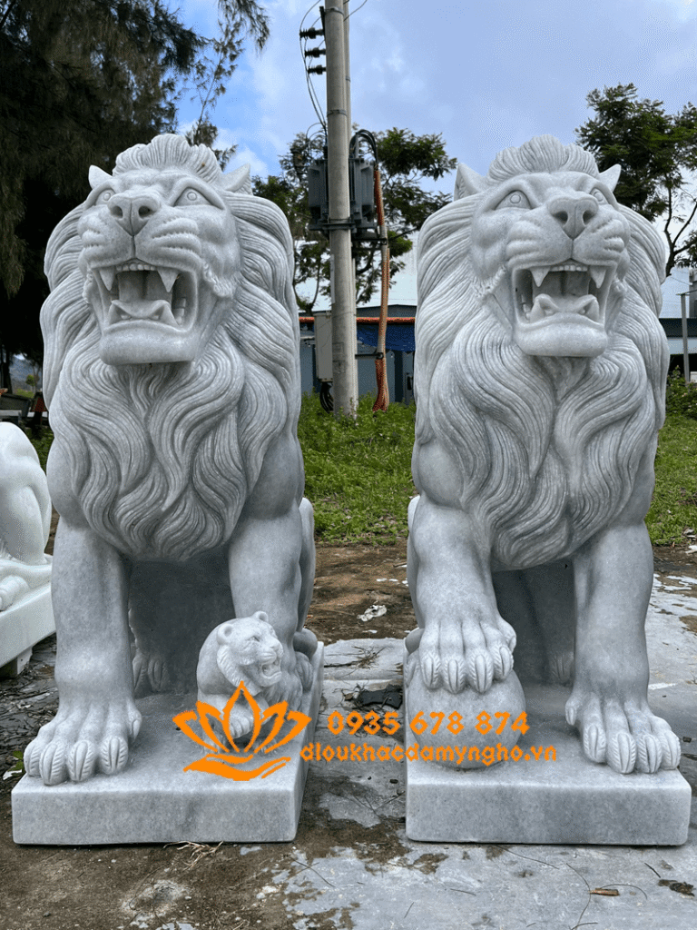 mau tuong su tu bang da nguyen khoi tuong su tu bang da cam thach loai 1