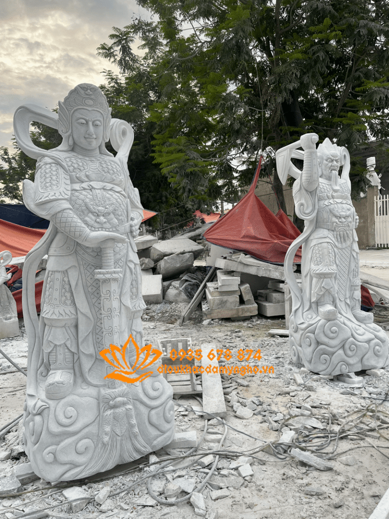 tuong tieu dien ho phap bang da dep