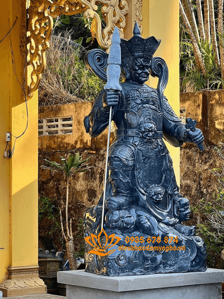 tuong tu dai thien vuong da tu nhien nguyen khoi tuong tu dai thien vuong bang da cam thach den