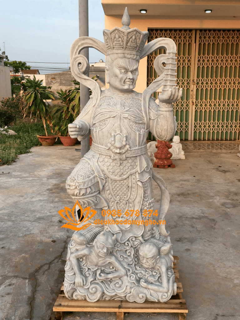 tuong tieu dien ho phap bang da den tu nhien