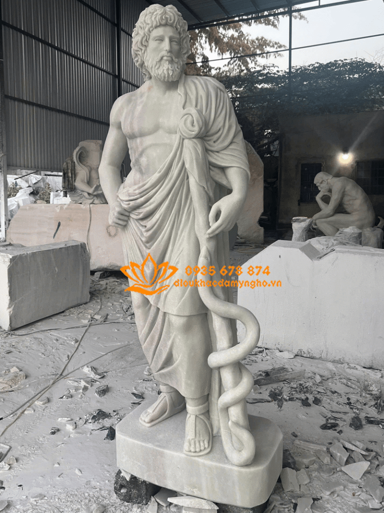 tuong nghe thuat bang da trang than hy lap