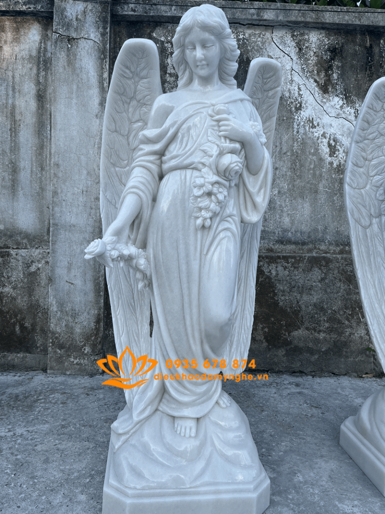 mua tuong thien than om hoa bang da trang dep tuong thien than om hoa bang da dep tu nhien