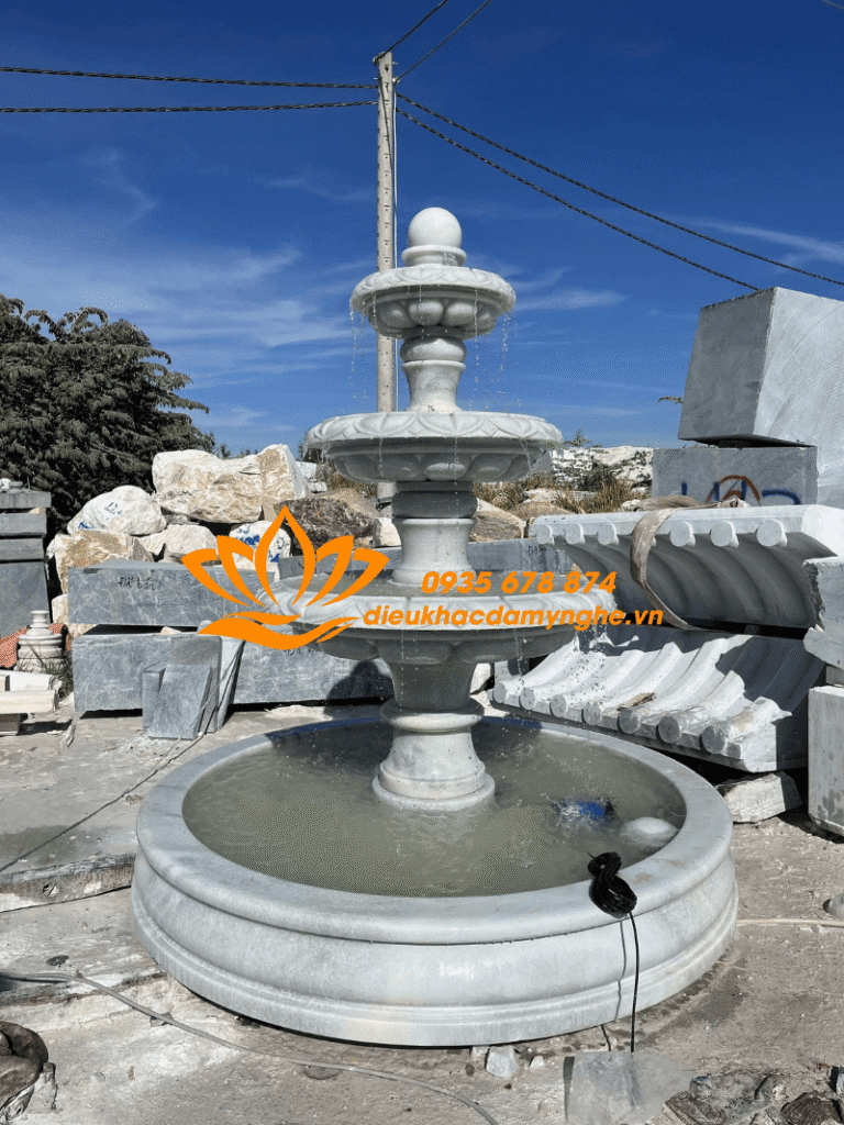 dai phun nuoc ho ca da xam