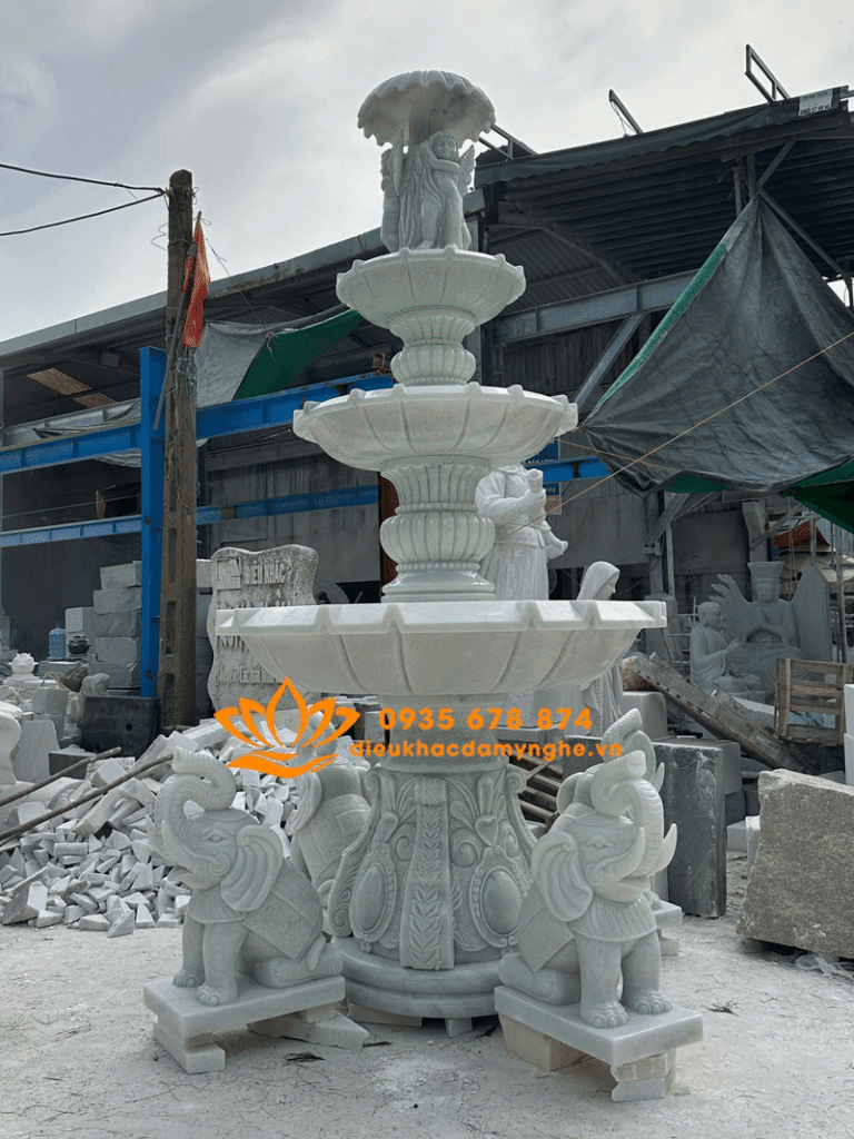 xuong dieu khac tuong phun nuoc dep